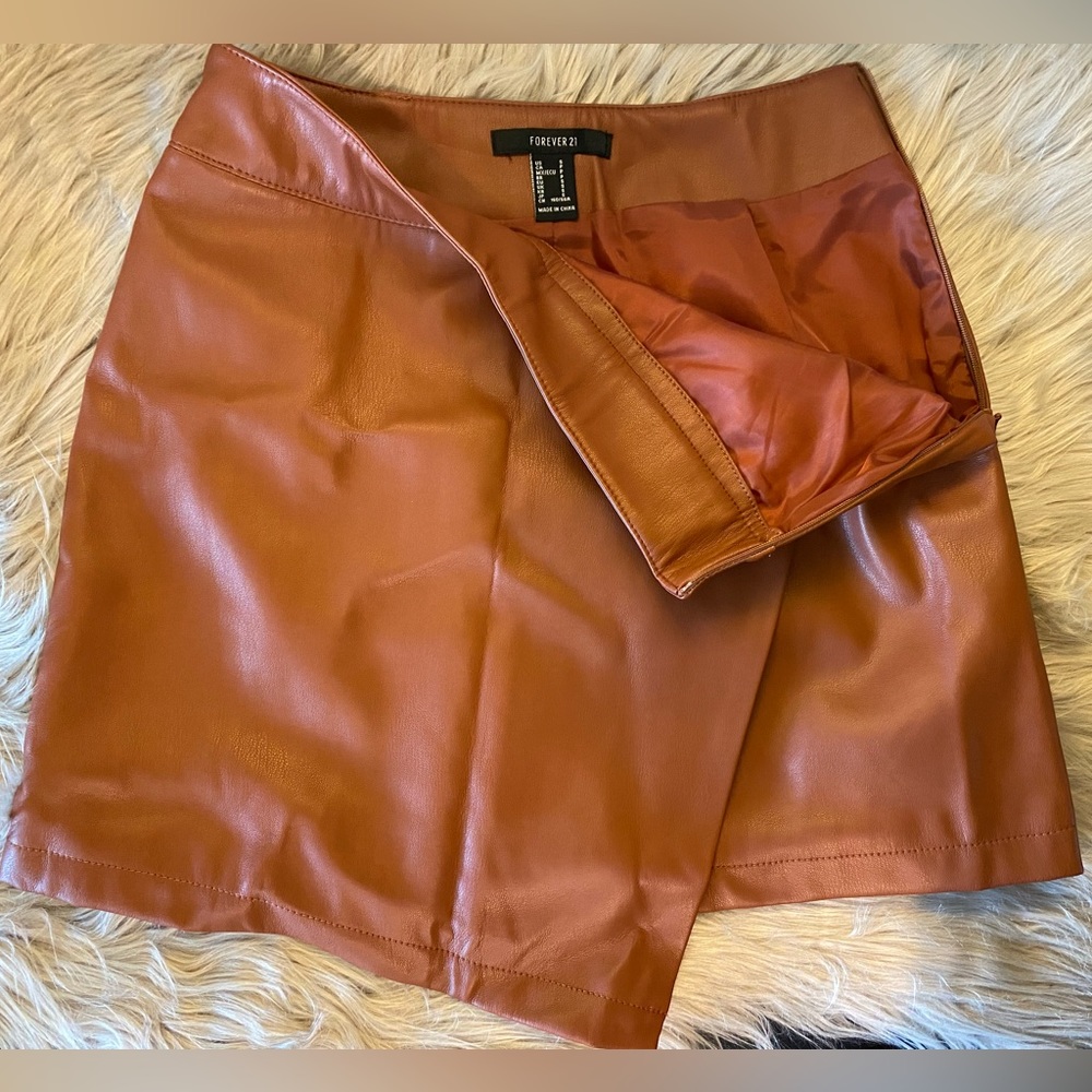 Forever 21 Faux Leather Mini Skirt